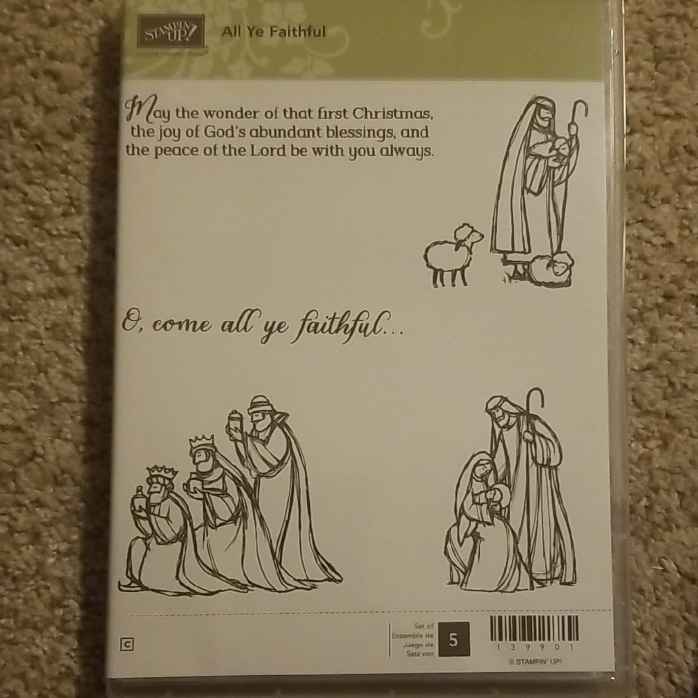 Stampin' Up! 'All Ye Faithful' Stamp Set